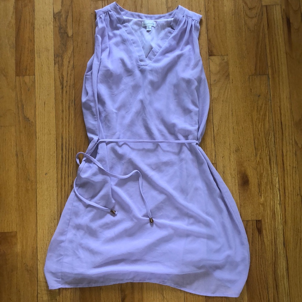 Lilac Charming Charlie’s V-Neck Dress